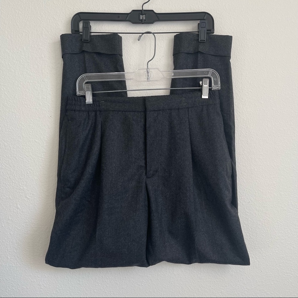 Officine Generale Drew Viscose Grey Pants